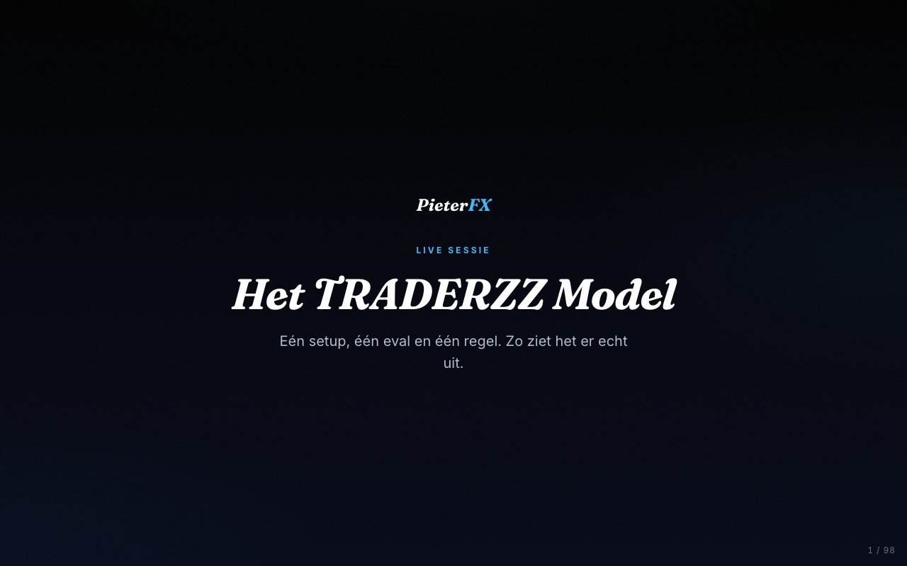Voorbeeld van de webinarpresentatie